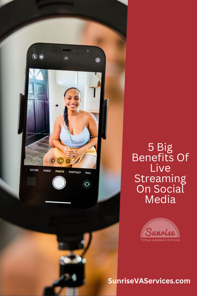 Discover the best benefits of live streaming on social media if you're a small business owner wanting to expand your reach