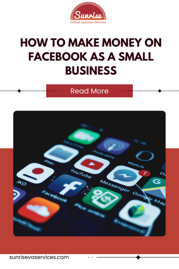 Learn how to make money on powerhouse Facebook as a small business, regardless of your products or services niche